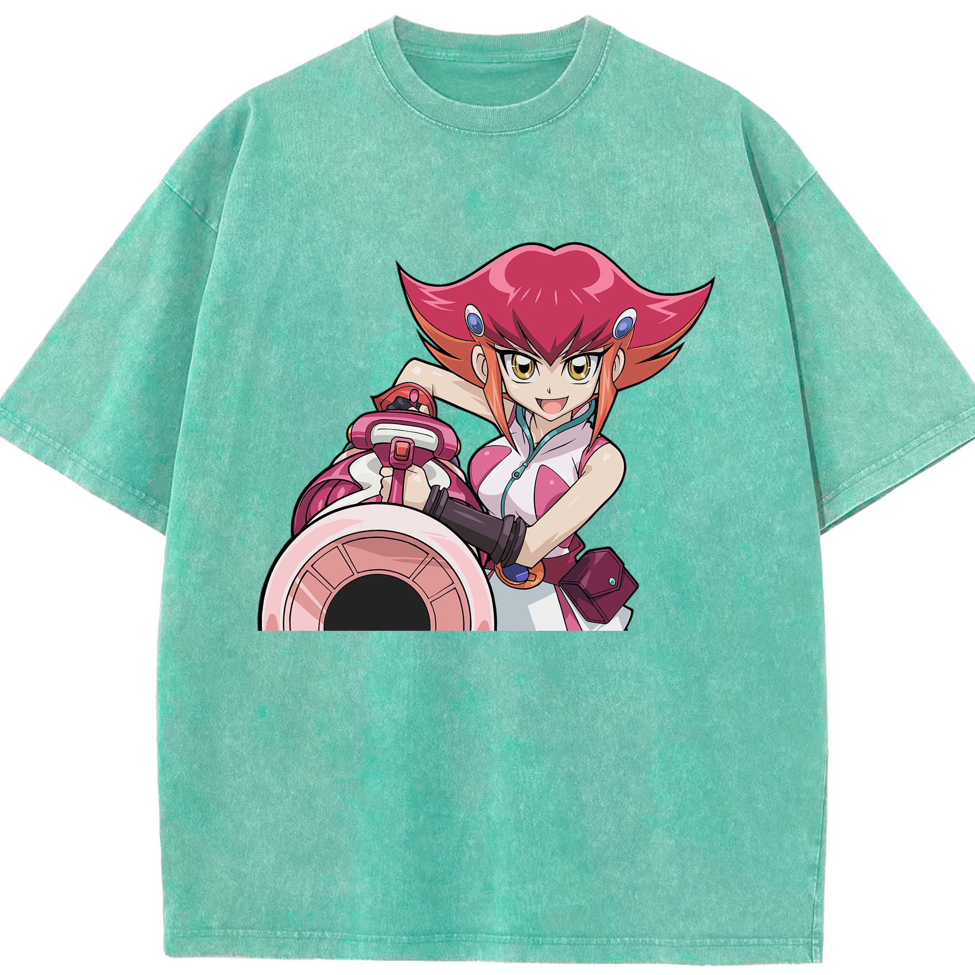 （画像用） 遊☆戯☆王 Yu-Gi-Oh! 綿100% ヴィンテージ風 半袖Tシャツ（フロントプリント）